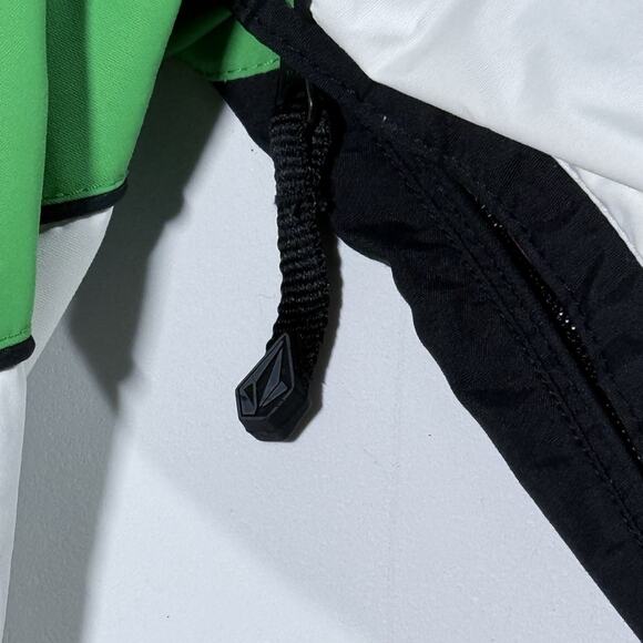 Volcom Nimbus Snowboard Ski Green White Black Blast Jacket Men M Hooded G065008 - Picture 14 of 16
